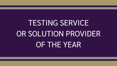 Testing Service or Solution Provider of the Year